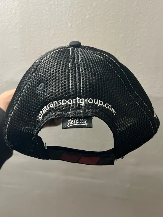 Black Embroidered Cap - Picture 4 of 4